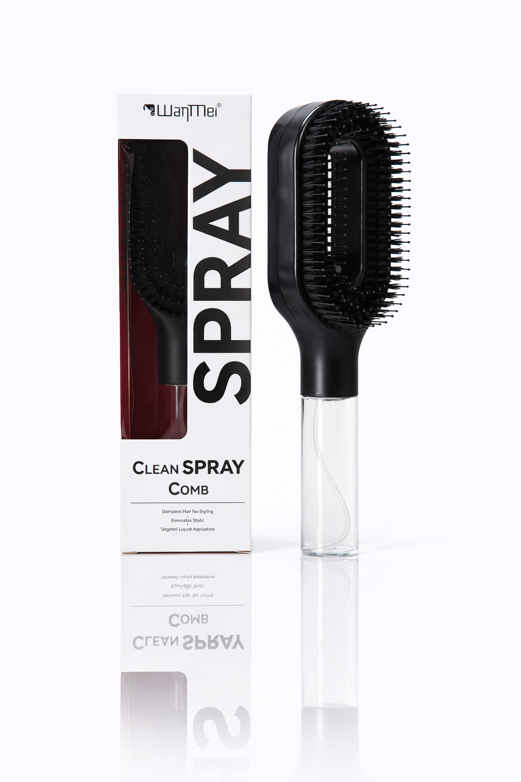 Detangling Hair Brush with Spray Bottle