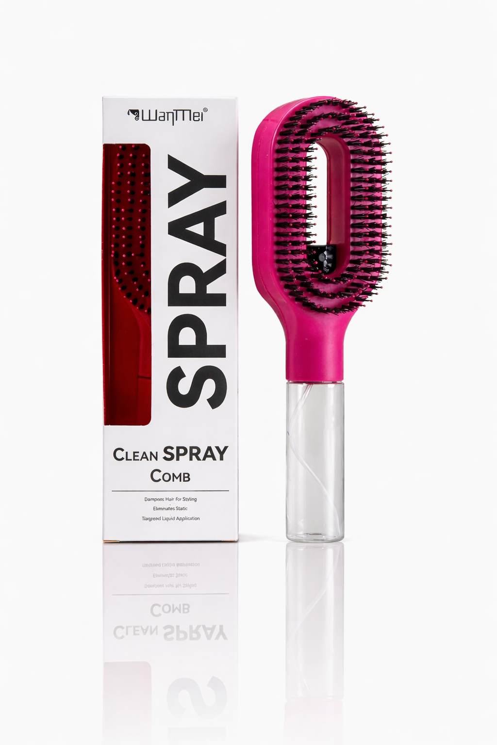 Detangling Hair Brush with Spray Bottle