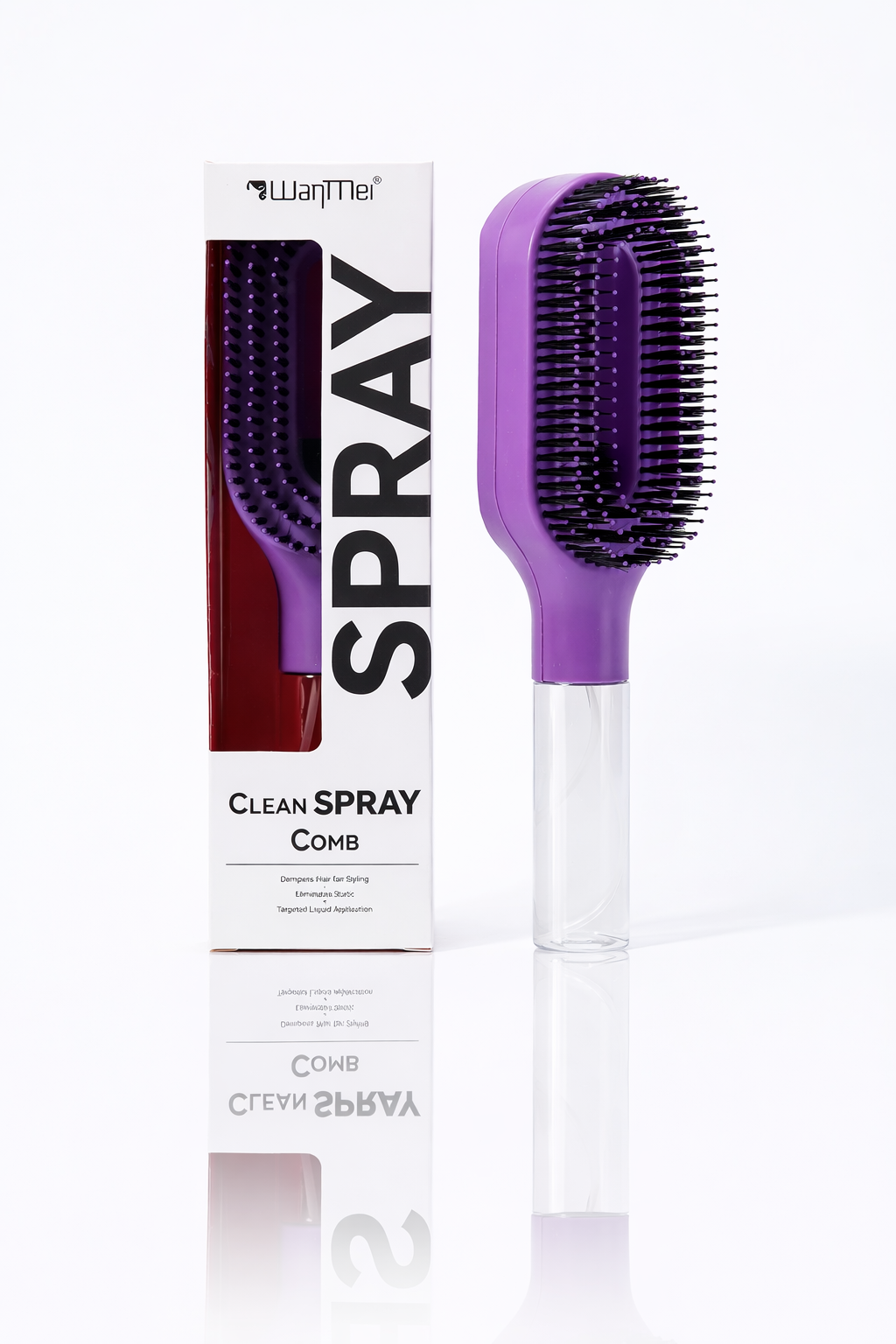 Detangling Hair Brush with Spray Bottle