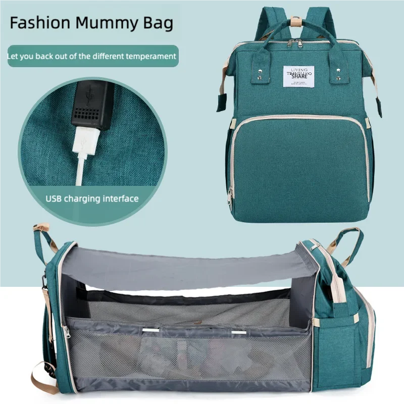 Multi-Function Travel Portable Mommy Bag Baby Diaper Bag