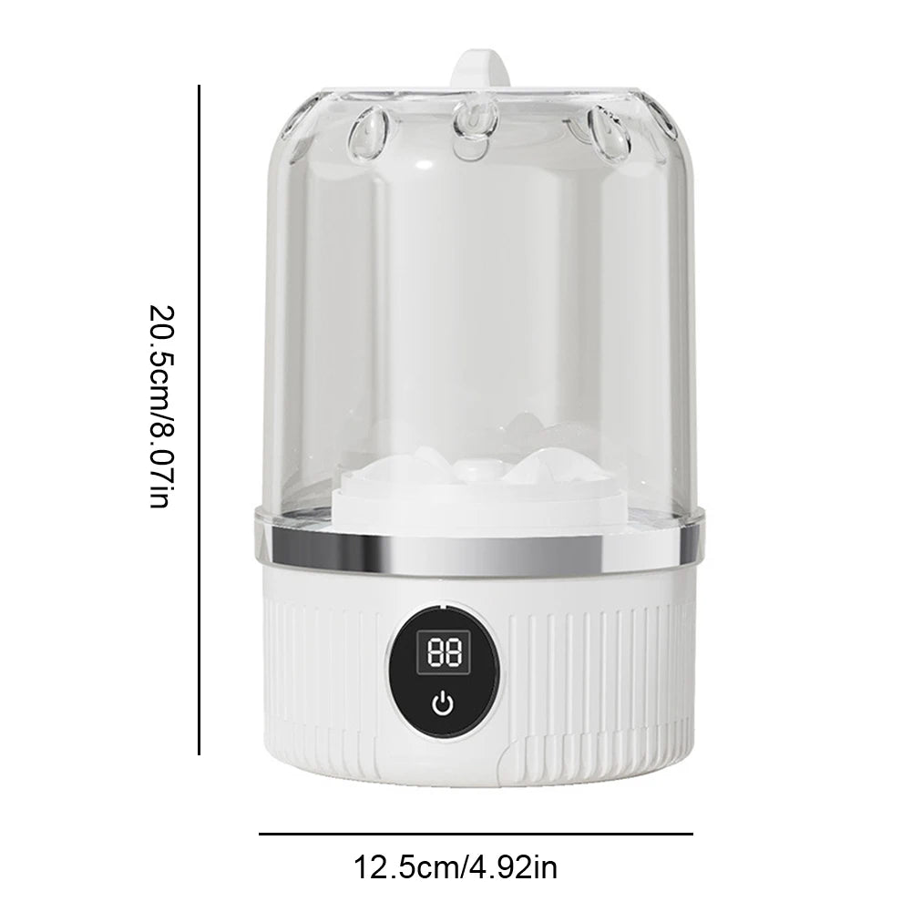 Cordless Small Washing Machine with Laundry Cup Automatic Laundry Cup Rechargeable Mini Special Washer for Baby Clothes