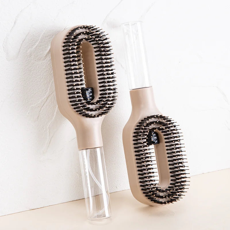 Detangling Hair Brush with Spray Bottle