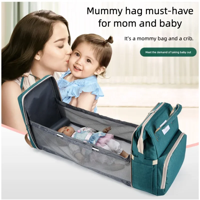 Multi-Function Travel Portable Mommy Bag Baby Diaper Bag