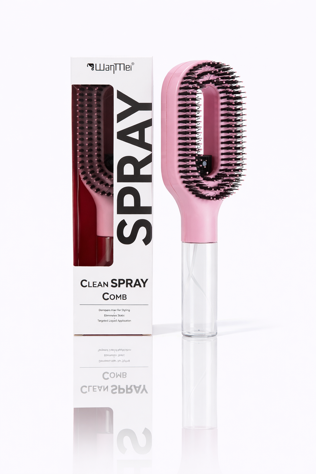 Detangling Hair Brush with Spray Bottle